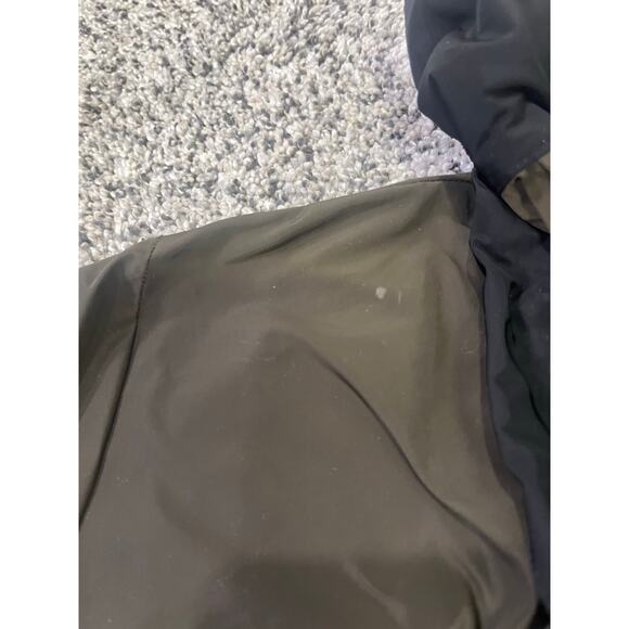 SUN KIM Drape Open Front Tunic Jacket Pockets Olive Green Black USA Size 3X - Picture 10 of 12